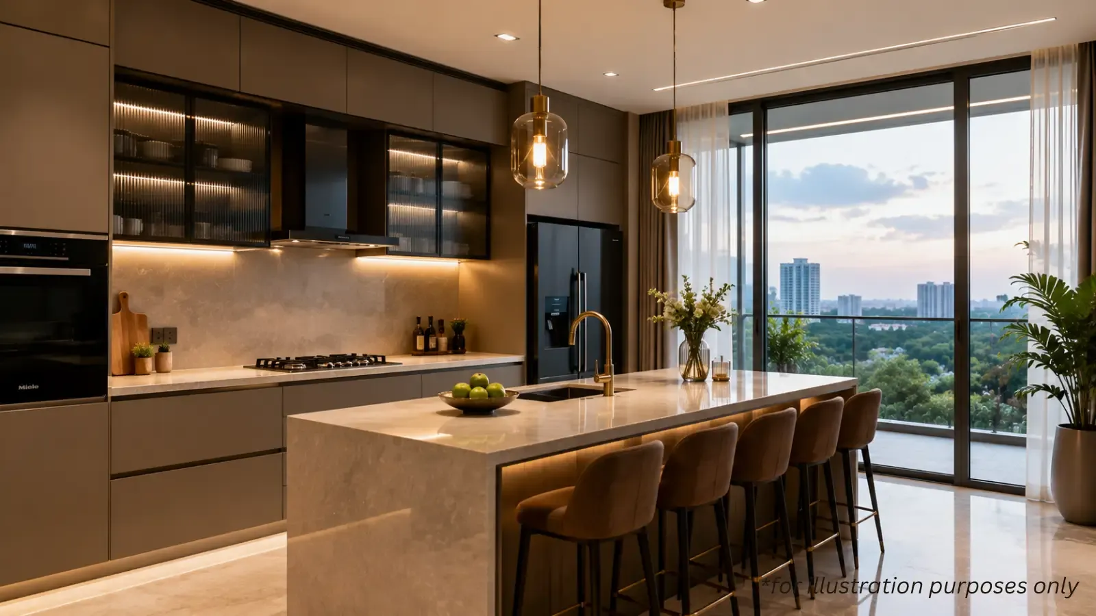 Century Astoria Kitchen Area