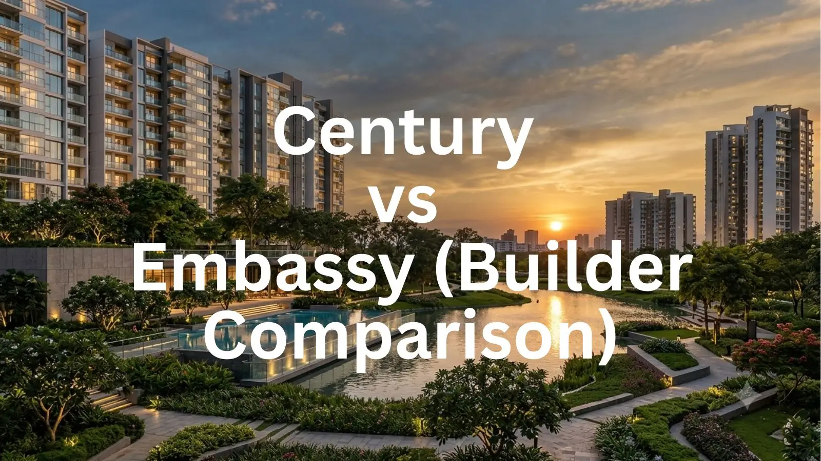 Century vs Embassy (Builder Comparison)